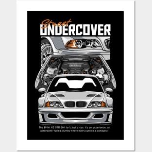 GTR E46 Street Undercover Posters and Art